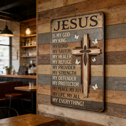 RusticVerse – Vintage Inspirational Wall Sign Decor