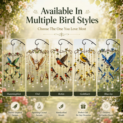 HumiGrace – Elegant Hummingbird Wind Chime
