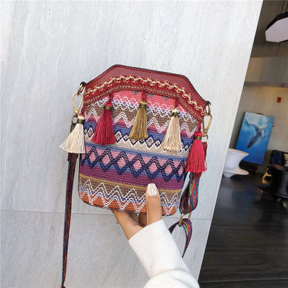 WovenRelic - Vintage Craft Shoulder Bag