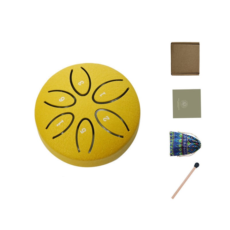 NatureBeat – Outdoor Steel Rain Drum with Finger Picks