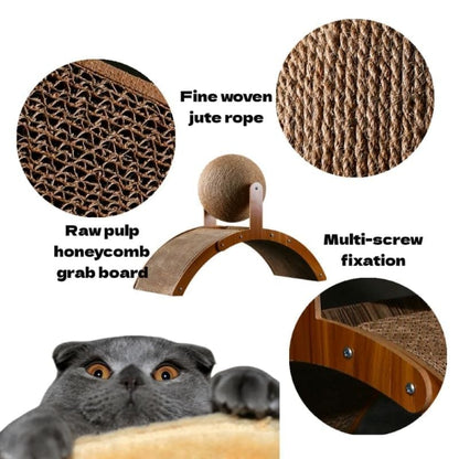 ClawSphere – Cat Scratching Ball Stand Toy