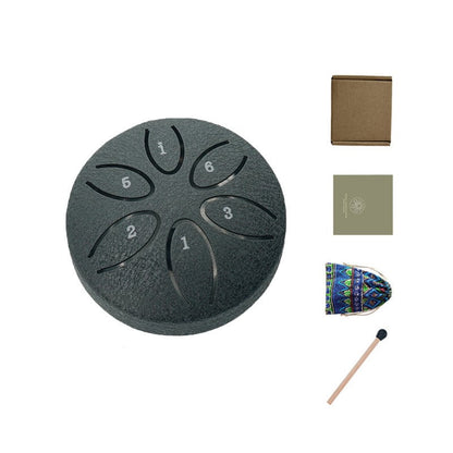 NatureBeat – Outdoor Steel Rain Drum with Finger Picks