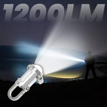 AuraBeam – Super Bright 1200LM Mini Keychain Flashlight