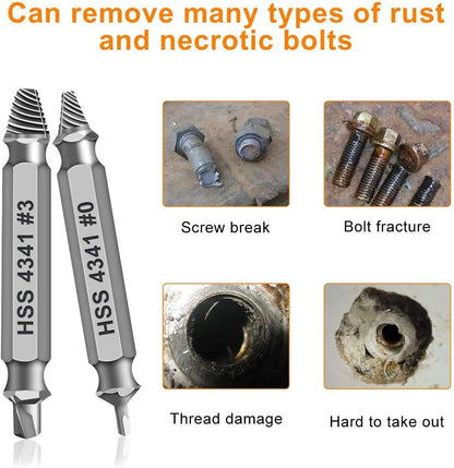 FixGrip – Stripped Screw Remover 6PCS Extractor Set