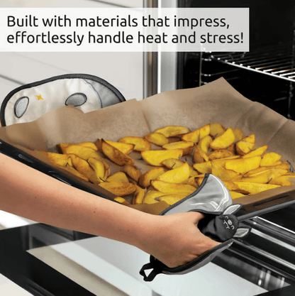 HeatGuard – Bat-Inspired Oven Mitt & Pot Holder Set