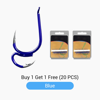 AquaStrike – Professional Barbed Double Fishing Hooks