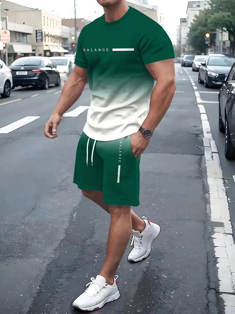 AeroFit - Men’s Gradient 2-Piece Set Tracksuit
