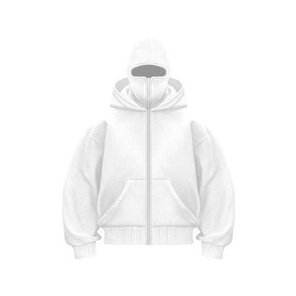 HideFit – Full Zip Mask Hoodie Jacket