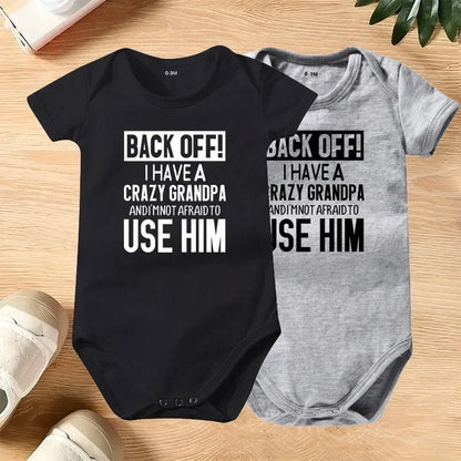 SnugglePrint – Grandpa Quote Baby Bodysuit