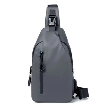 Waterproof Crossbody Bag with USB Port - SyncPack™
