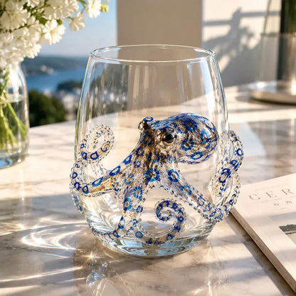 OceanGlow – Blue Ringed Octopus Artisan Glass
