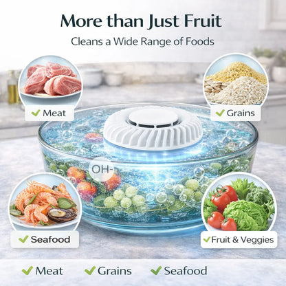 NutriPure Flow – Ultrasonic Food Cleaner
