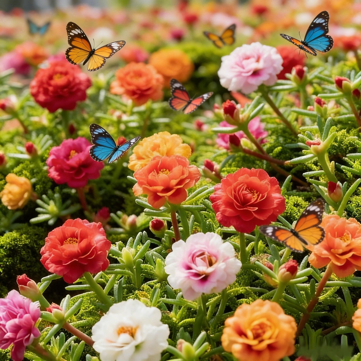 PetalNest – Easy-to-Grow Moss Rose Flower Seeds