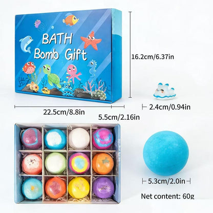 KidSplash – Colorful Bath Bomb Gift Set for Kids