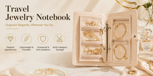 LunaVault - Portable Jewelry Organizer Book