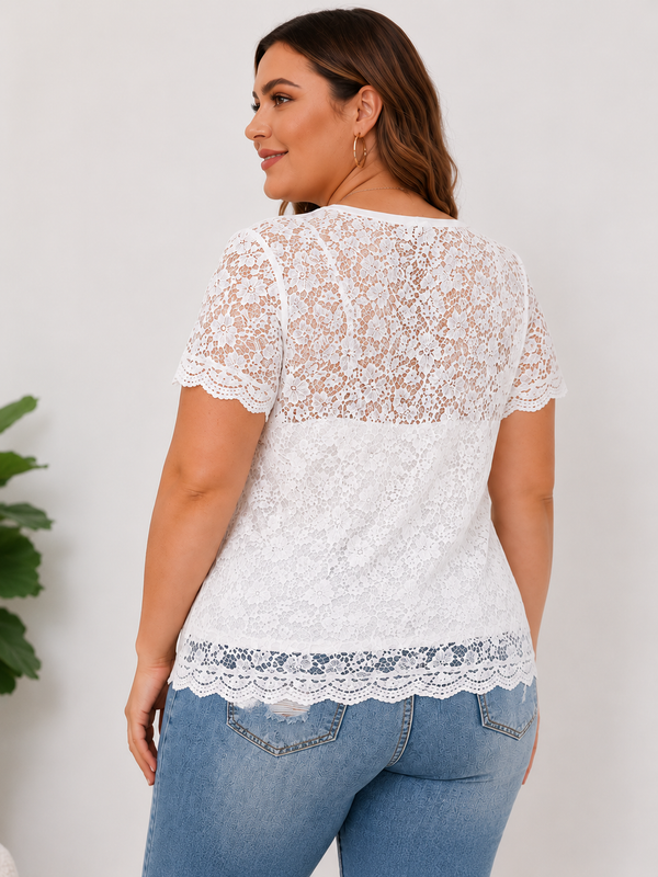 DenimBloom – High Waist Cropped Denim Jeans
