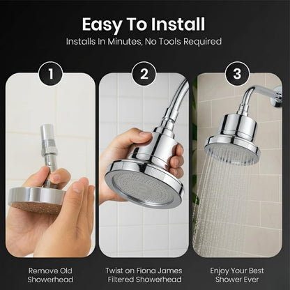HydroMist – Stainless Steel Rain Shower Head