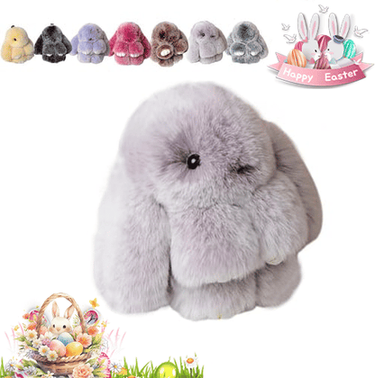 HopCharm – Cute Plush Bunny Keychain