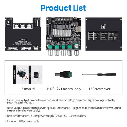 AudioForge – Compact Bluetooth Amp Module