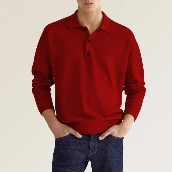 Men's Long-Sleeve Field Polo Shirt