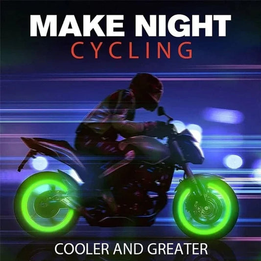 GlowRide - Fluorescent Wheel Valve Caps