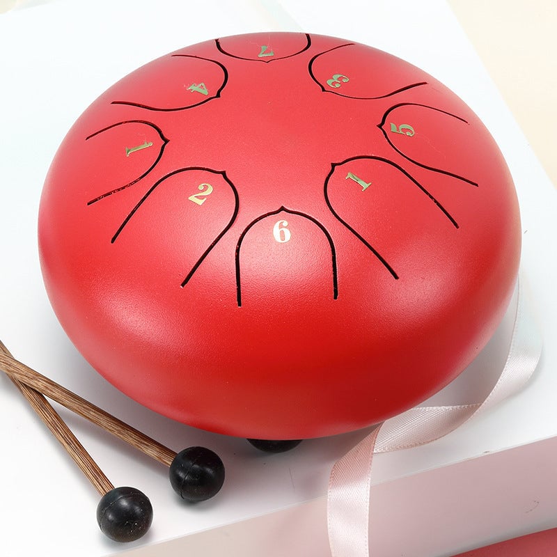 NatureBeat – Outdoor Steel Rain Drum with Finger Picks