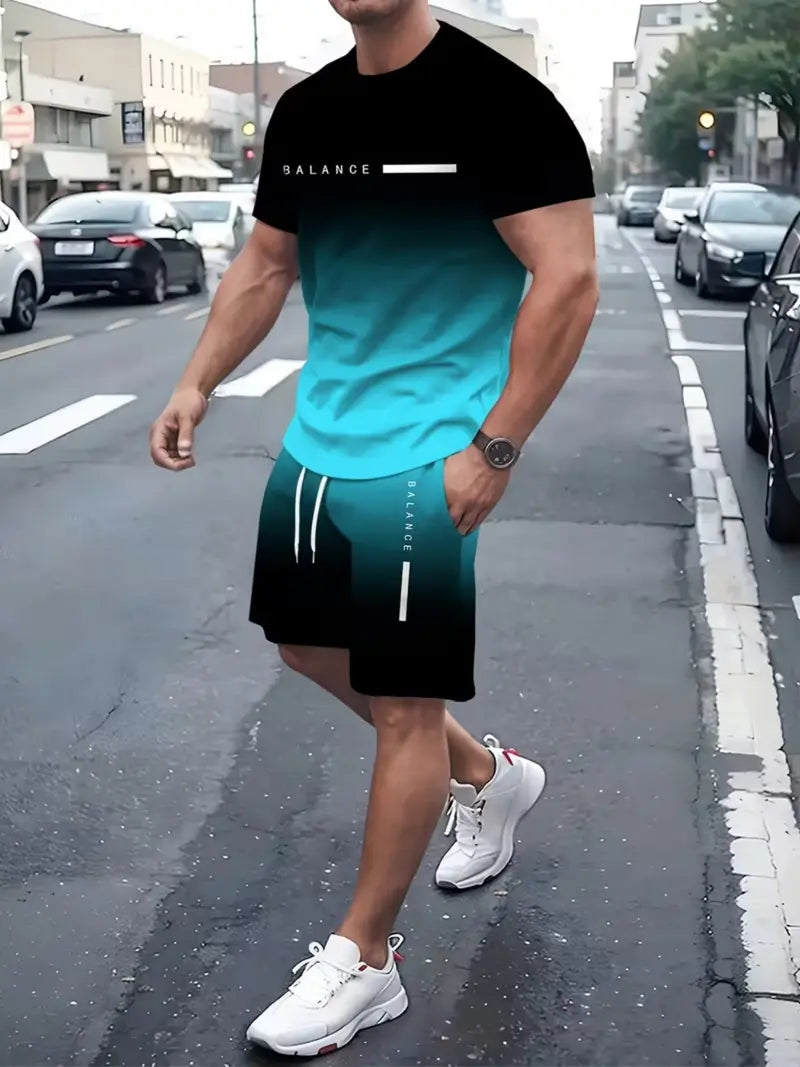 AeroFit - Men’s Gradient 2-Piece Set Tracksuit