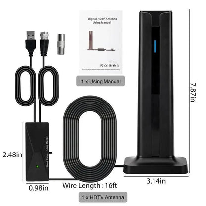 SignalMax | 120-Mile Range Indoor HDTV Antenna
