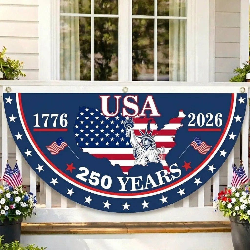 HeritageWave – 250th Anniversary USA Fan Flag