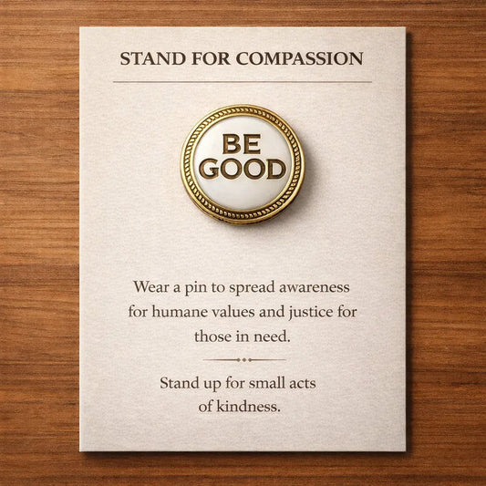 LumeIce – Compassion Crystal-Encrusted Lapel Pin