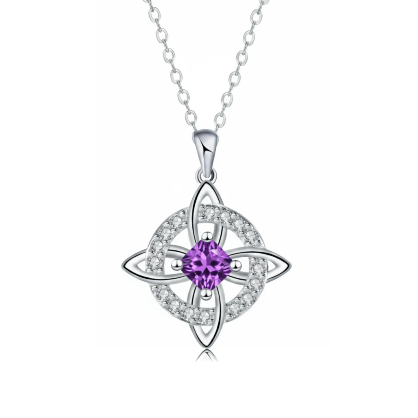 Hecatea – Witch’s Knot Birthstone Necklace