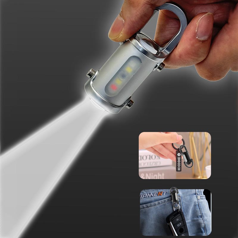 AuraBeam – Super Bright 1200LM Mini Keychain Flashlight