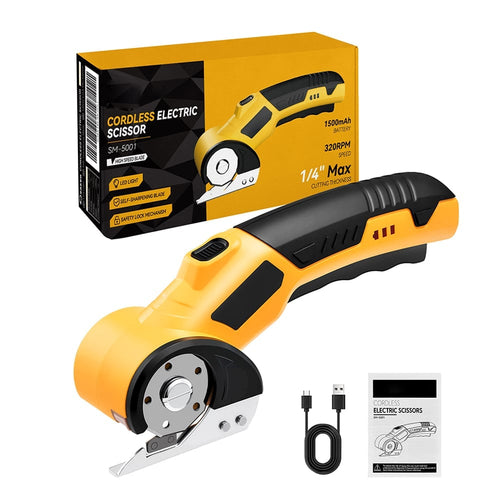 RapidSlice – Rechargeable Fabric & Metal Scissors