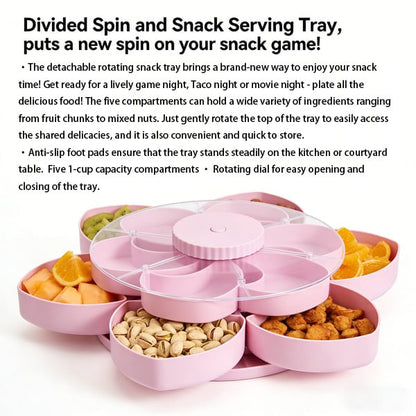 PartyTwist – Rotating Divided Tray