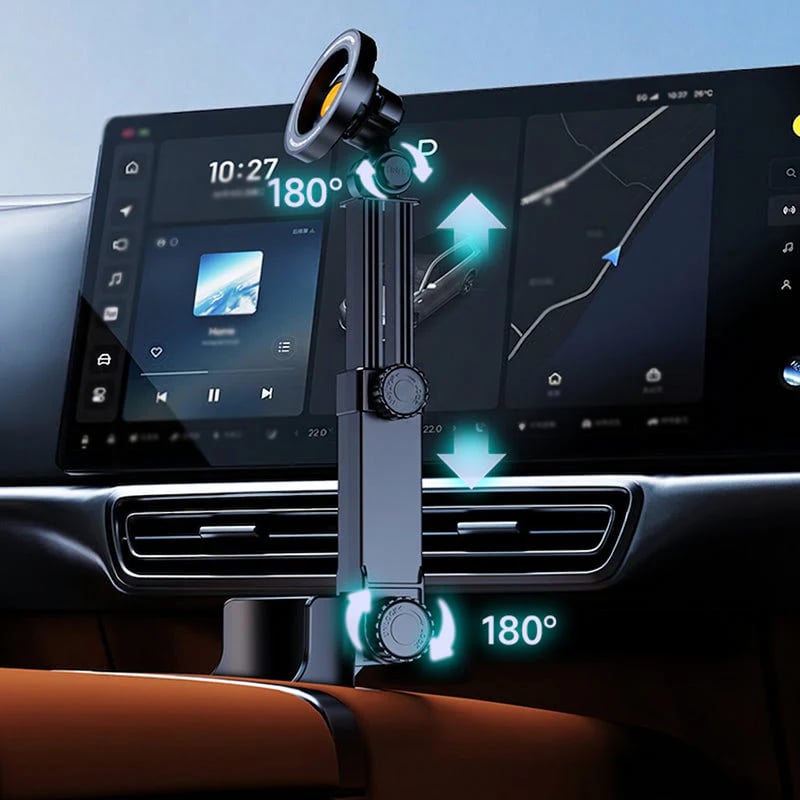 AutoGrip – Universal 360° Car Cup Phone Holder