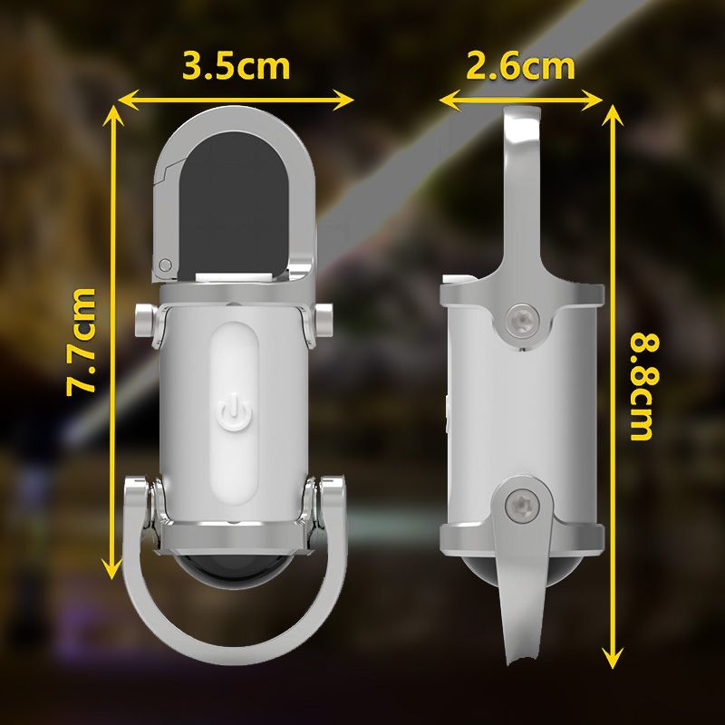 AuraBeam – Super Bright 1200LM Mini Keychain Flashlight
