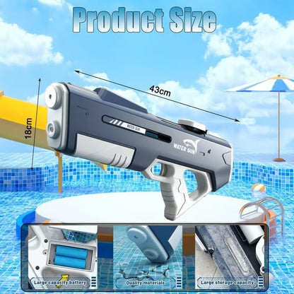 SplashKing Pro – Long Range Water Battle Gun