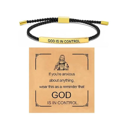 FaithAura – Inspire Bracelet “God is in Control”