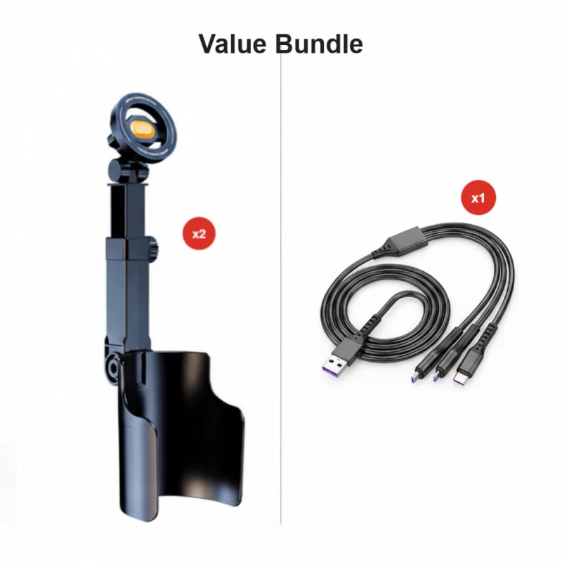 AutoGrip – Universal 360° Car Cup Phone Holder