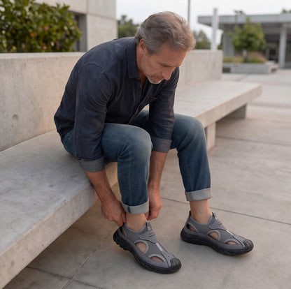 AirShield — Breathable Sport Sandal with Toe Protection