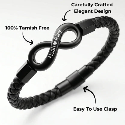 LoveBond – Personalized Couple Projection Bracelet