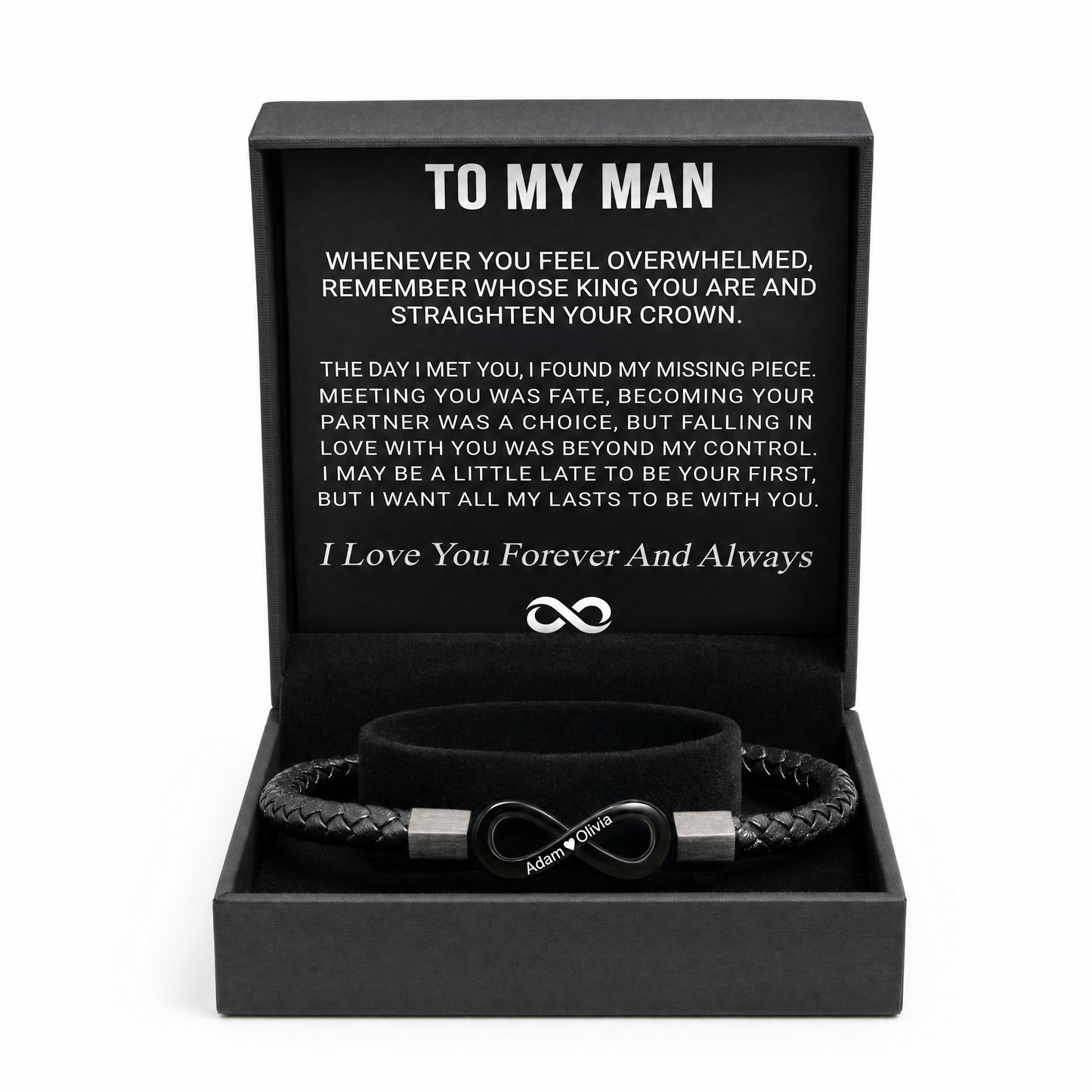 LoveBond – Personalized Couple Projection Bracelet