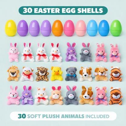 BunnyBuddy – Plush Animals Pre-Filled Easter Eggs