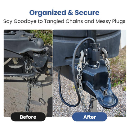 HaulPro – Heavy-Duty Aluminum Towing Chain Holder