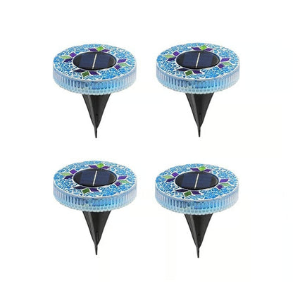 NightMosaic – Waterproof Solar Pathway Lights