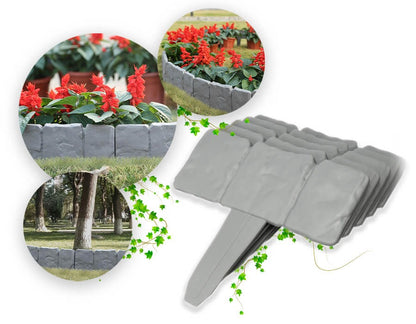 StoneFlex – Imitation Stone Garden Fence Border