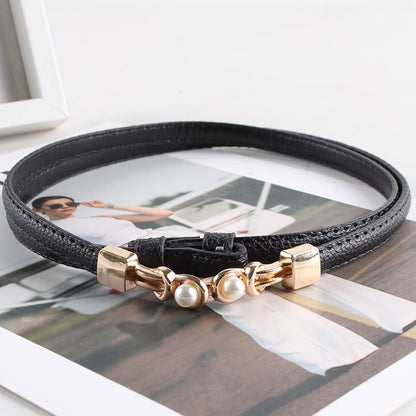 BellaWaist – Pearl Buckle Fashion Belt for Women