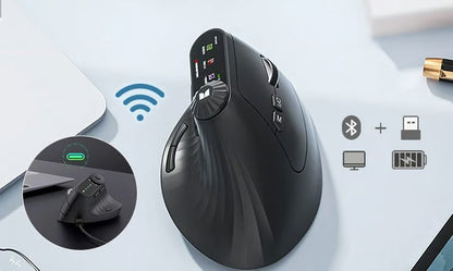 FlexiClick – Triple Connection Wireless Mouse