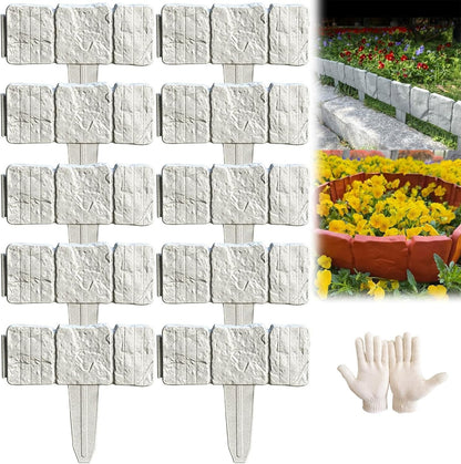 StoneFlex – Imitation Stone Garden Fence Border
