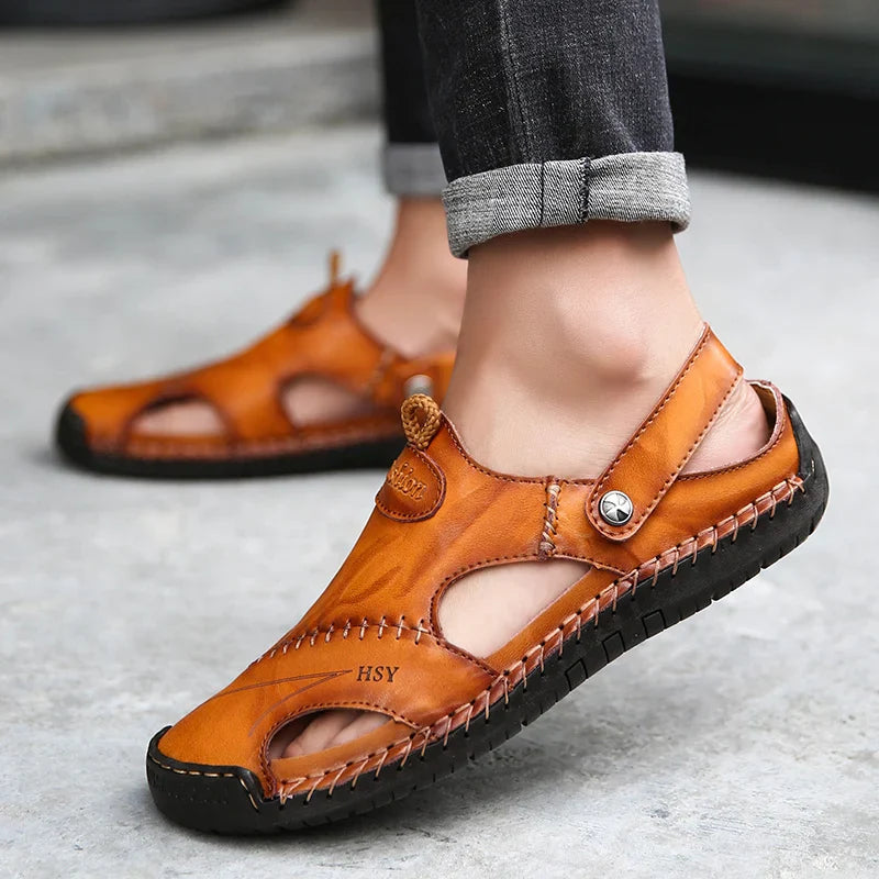 Orthopedic Leather Sandals
